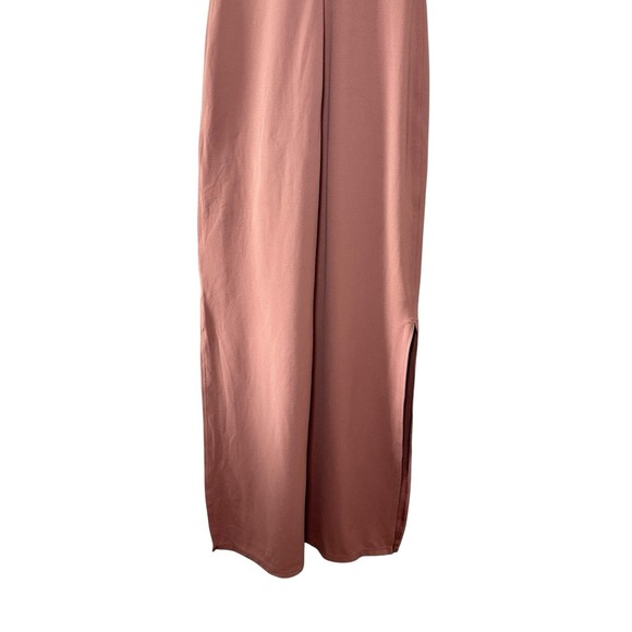 Lululemon Women's Get Going Dress Red Dust Midi‎ Size 4 Racerback Slit Tank Nulu - Picture 15 of 15